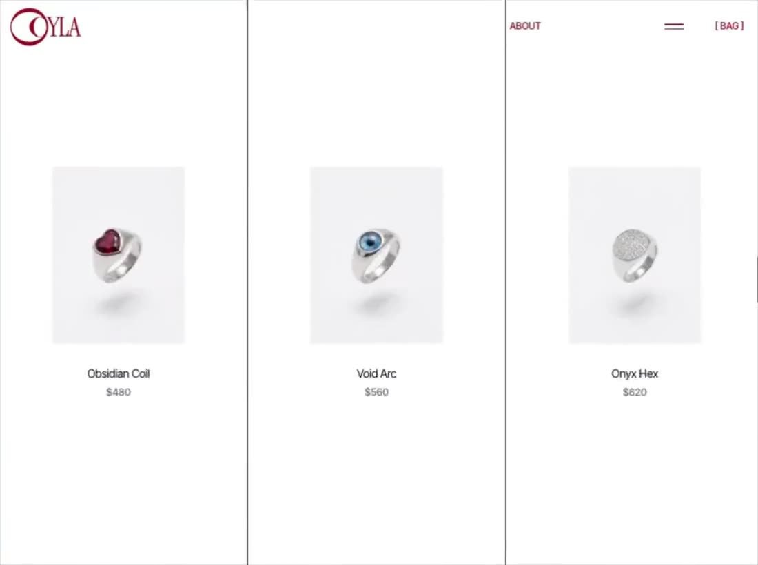 Catálogo de anillos de OYLA